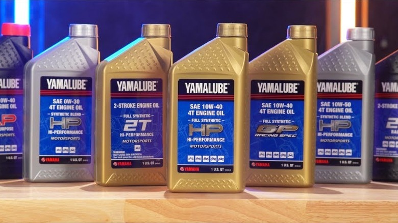 Yamalube bottles