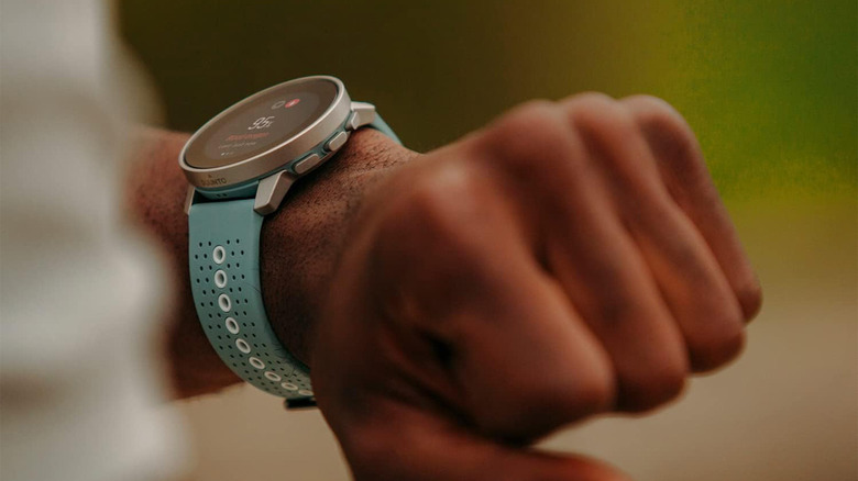 Suunto 9 Peak smartwatch on someone's wrist