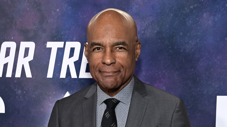 Michael Dorn smiling