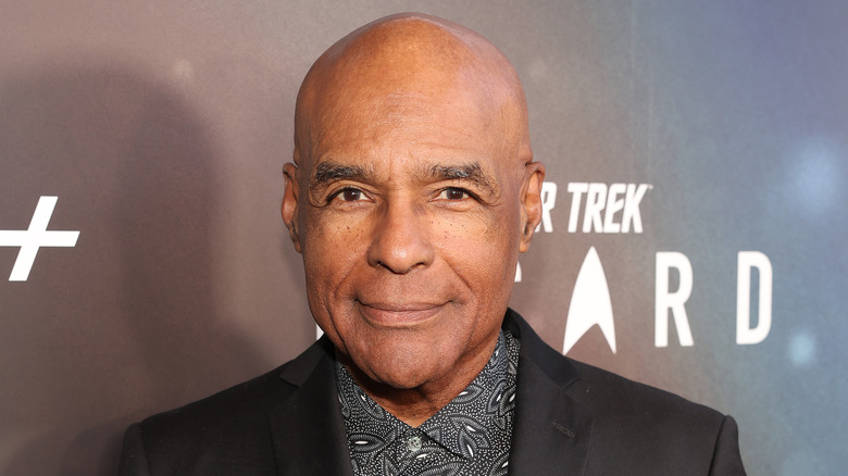 Michael Dorn smiling