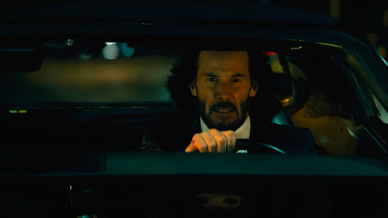 John Wick driving car