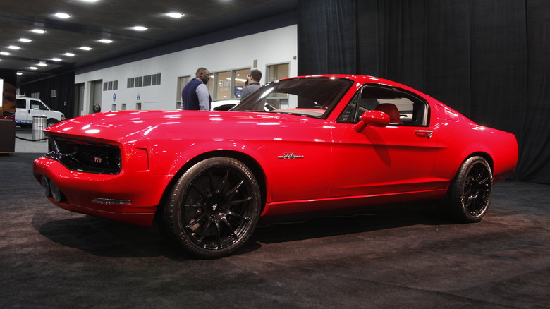 Red Equus Bass 770 on display