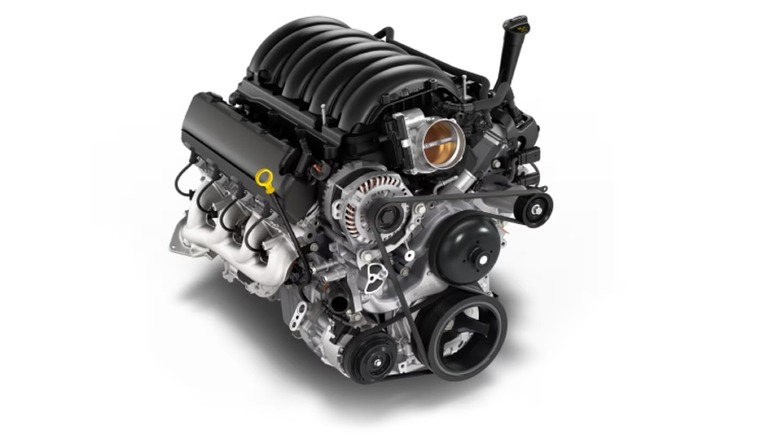 A Chevrolet 6.2L EcoTec3 V8 engine.