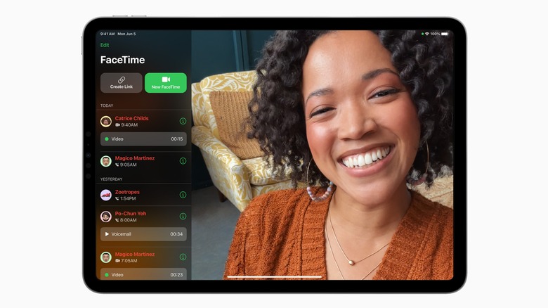  iPadOS 17 FaceTime