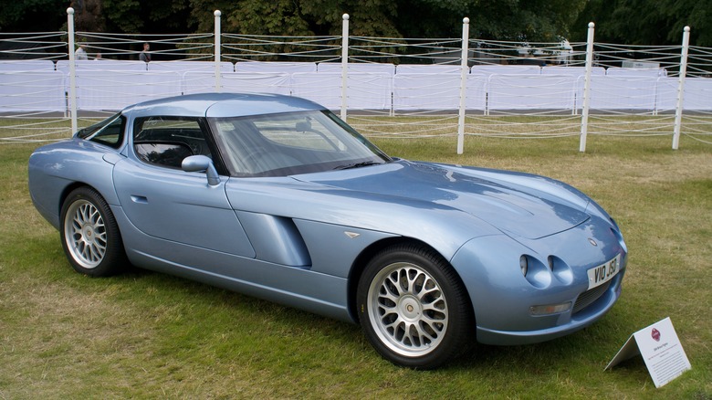 Bristol Fighter parked front quarter view