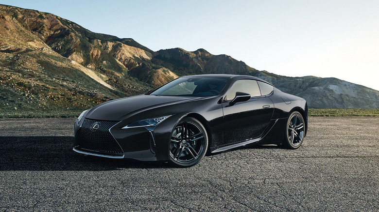 Lexus LC500 in black