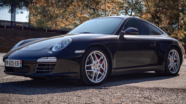 black Porsche 996