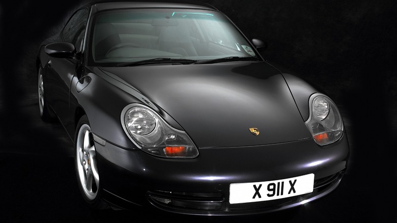 black Porsche 996