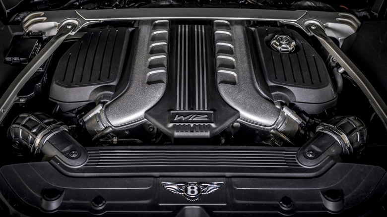 W12 engine in Bentley Continental GT