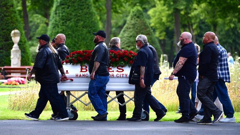 a Hells Angels funeral