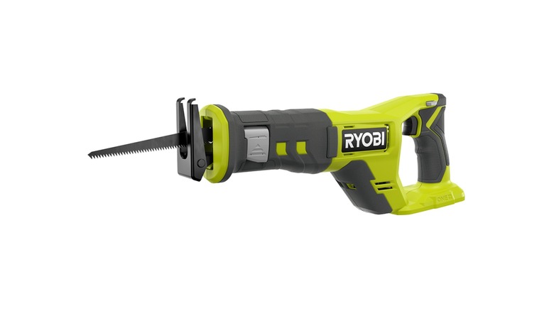 a Ryobi reciprocating saw