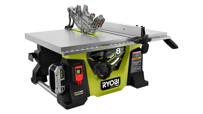 a Ryobi table saw