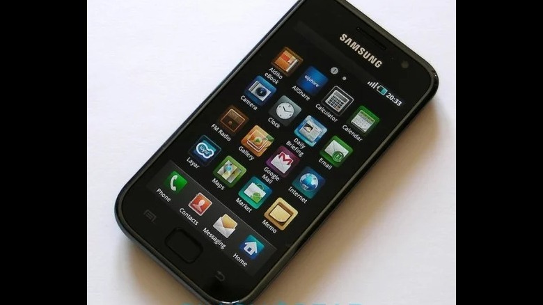 Samsung Galaxy S with apps