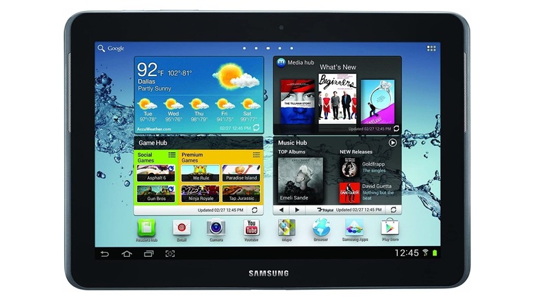 samsung galaxy tab 2 from 2012, original seven inch screen