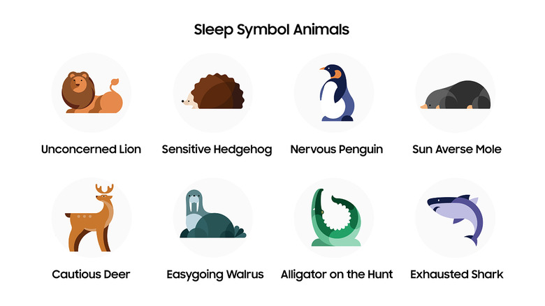 Samsung Galaxy Watch sleep animal