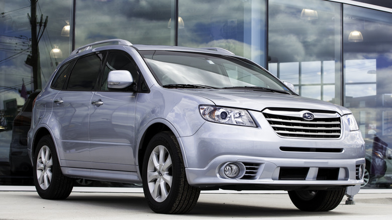 Silver 2012 Subaru Tribeca