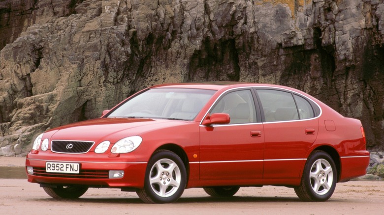 red Lexus GS 400