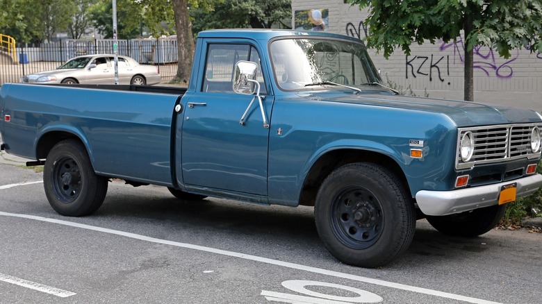 Blue 1973 International Harvester Light Line pickup