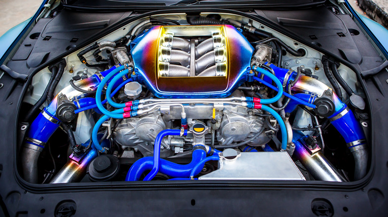 modified engine bay 