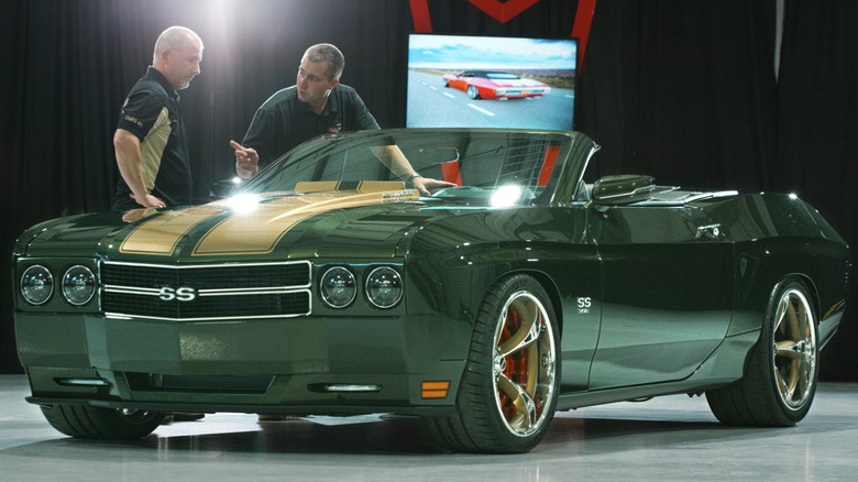 Green and bronze chevelle 70/ss concept