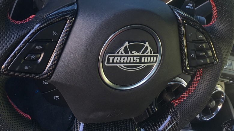 trans am worldwide custom steering wheel