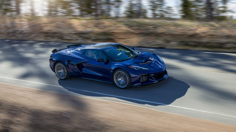 blue 2025 Corvette ZR1