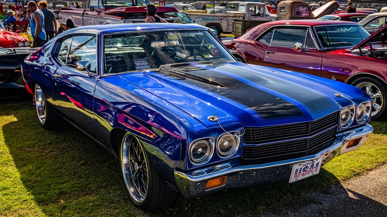 Blue 1970 Chevelle SS 454