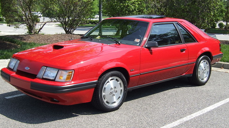 1988 Roush Mustang Hood Open