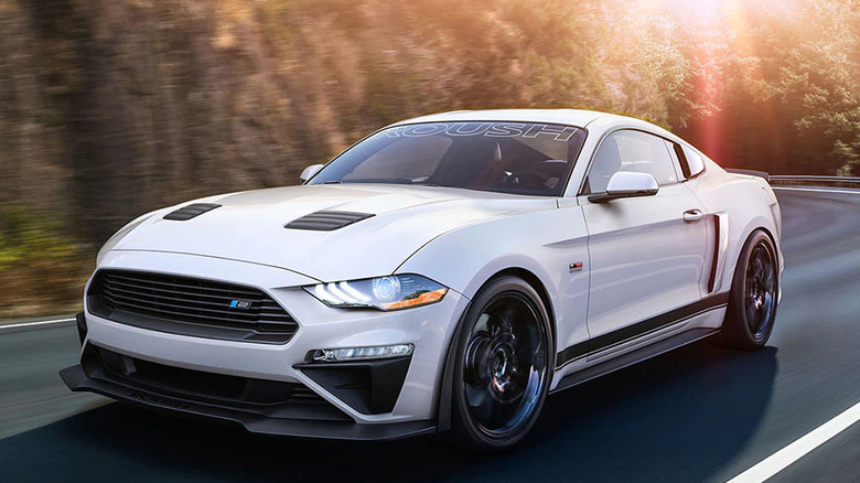 Silver Roush Stage 2 Mustang