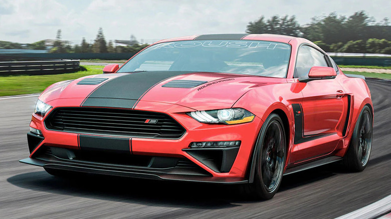 Red Stage 3 Roush Mustang