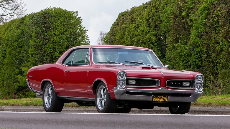 Red 1966 Pontiac GTO