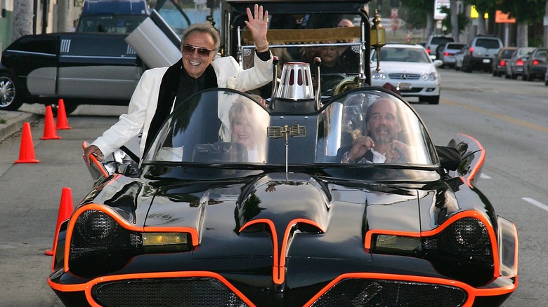 George Barris In The Batmobile