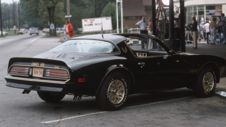 three-quarters rear view of Trans Am