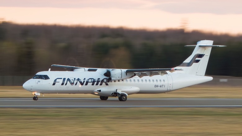 Finnair ATR 72 taking off