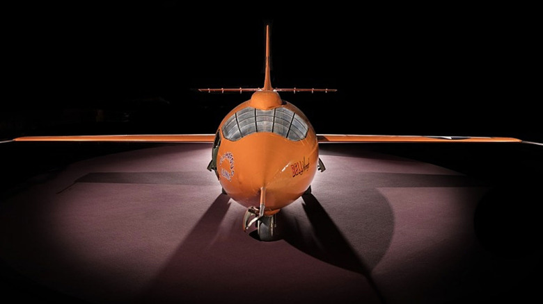 Bell X-1 aircraft on display