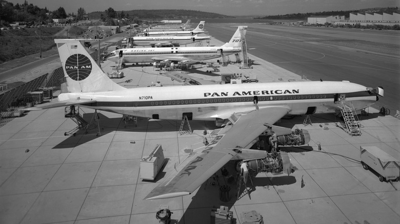 Panam operated Boeing 707 aircraft