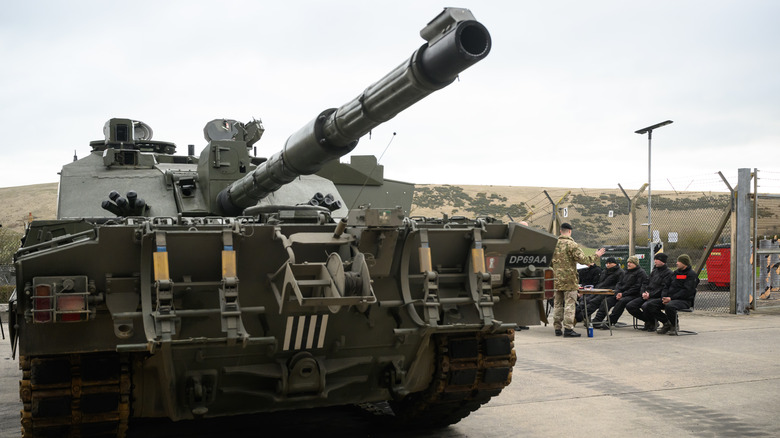 Challenger 2 from the front