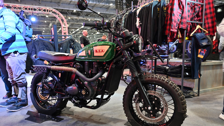 BSA Gold Star at motorcycle show