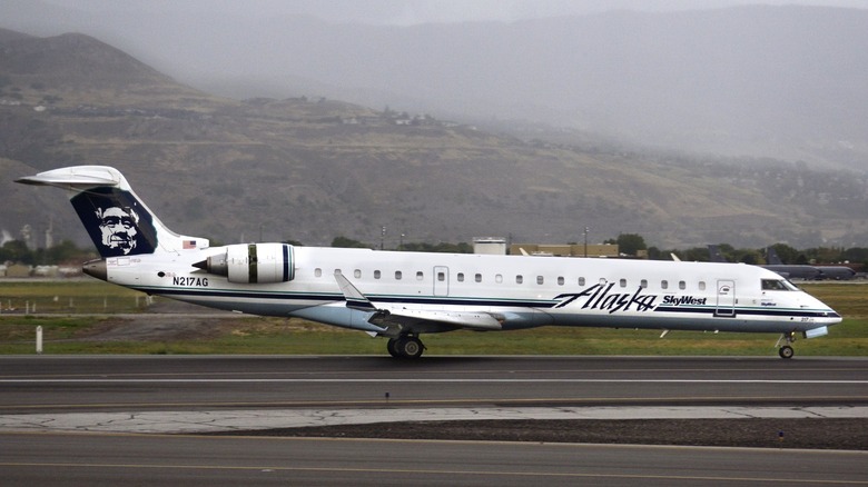 SkyWest operated CRJ