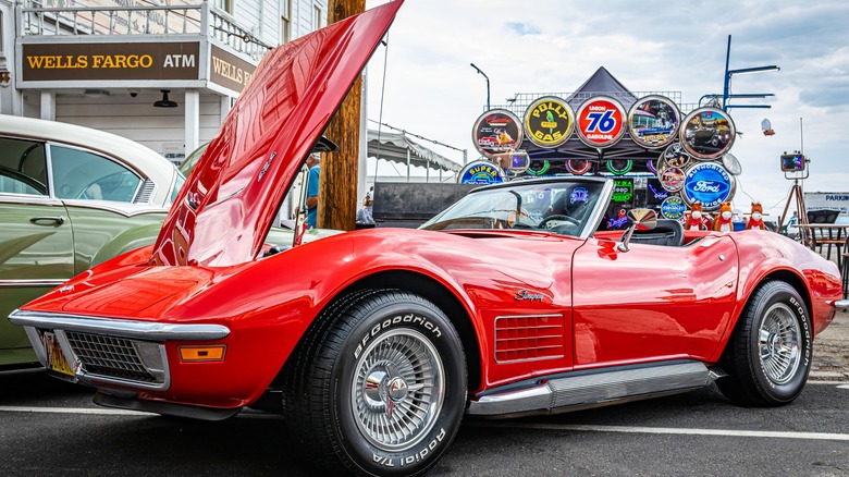 red 1970 Chevrolet Corvette