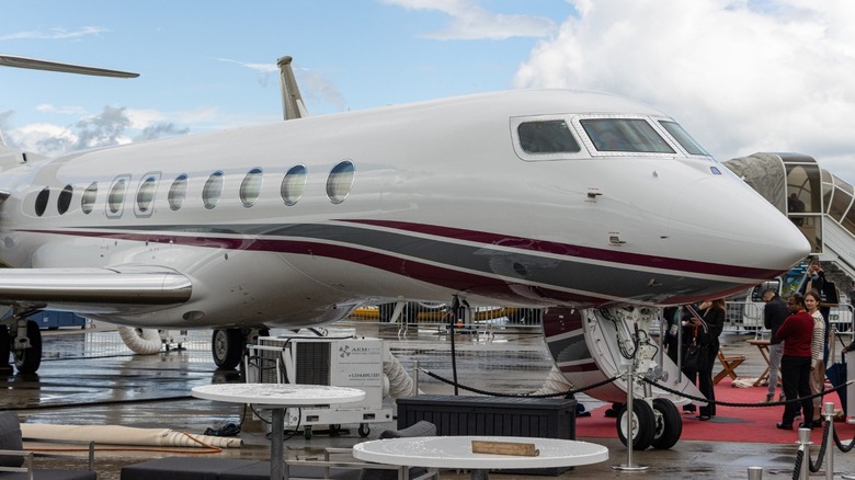 Qatar Executive Gulfstream G700 on display