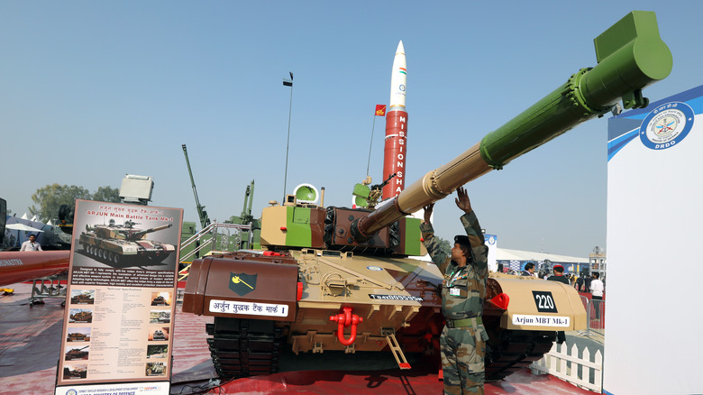 Arjun MBT on display