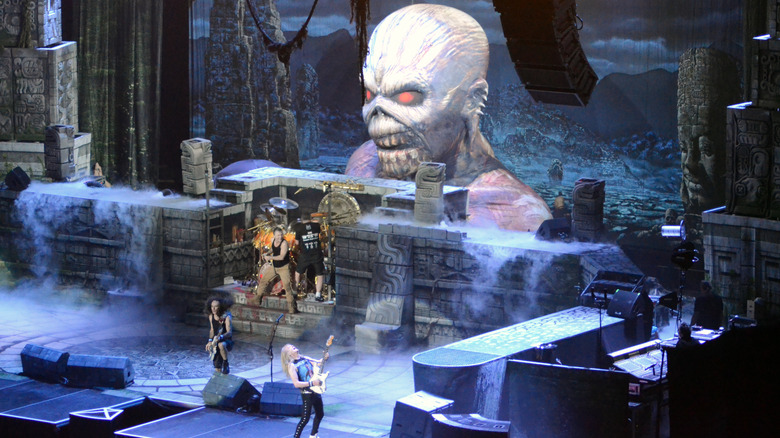 Iron Maiden on stage