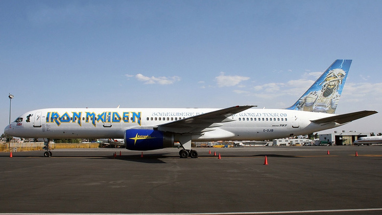 Ed Force One Boeing 757 on runway