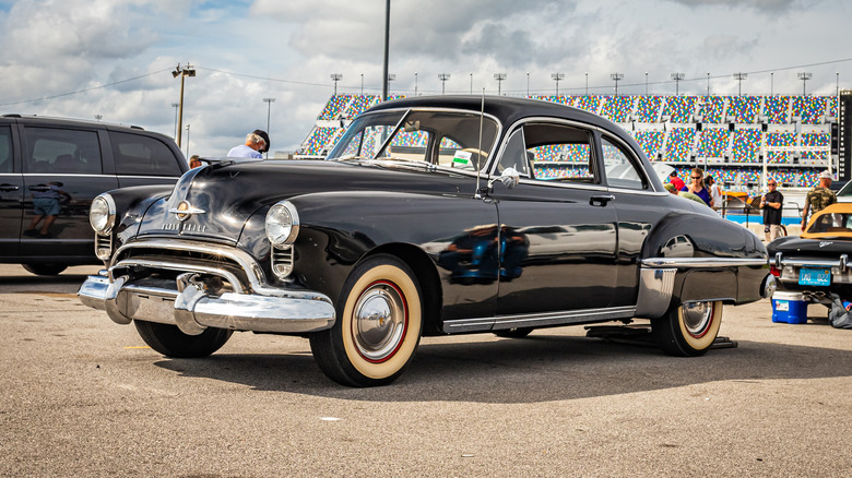 Oldsmobile 88 car parked car show