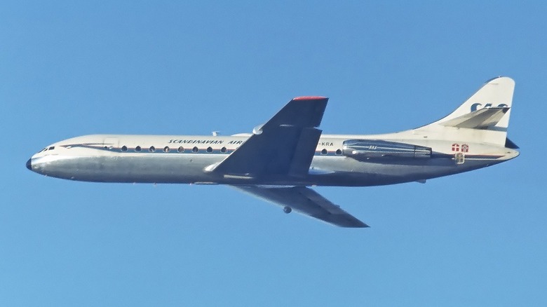 Sud Aviation Caravelle in flight