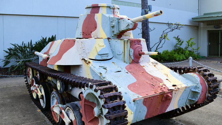 type 95 Ha-Go tank at Hawaii Army Museum