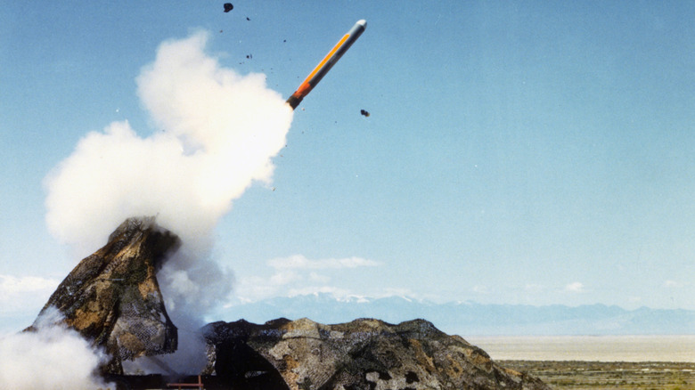 Tomahawk missile ground launch