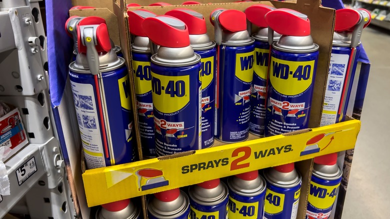 WD-40 products at a store