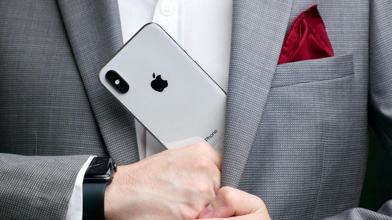 apple iphone executive jacket suit